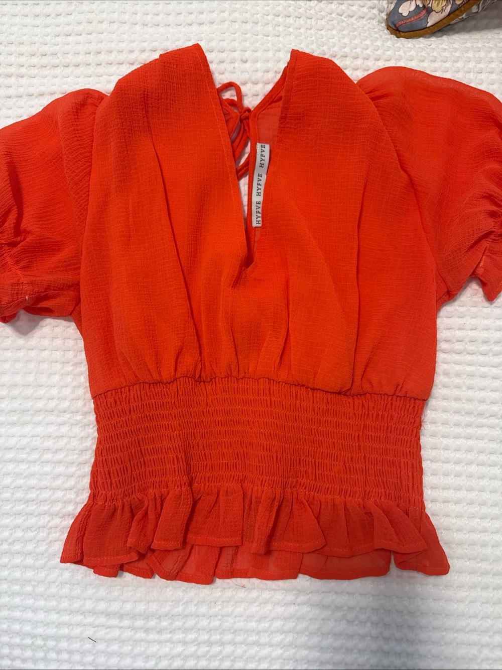 HYFVE Women’s Orange Crop Top Size Small NWOT